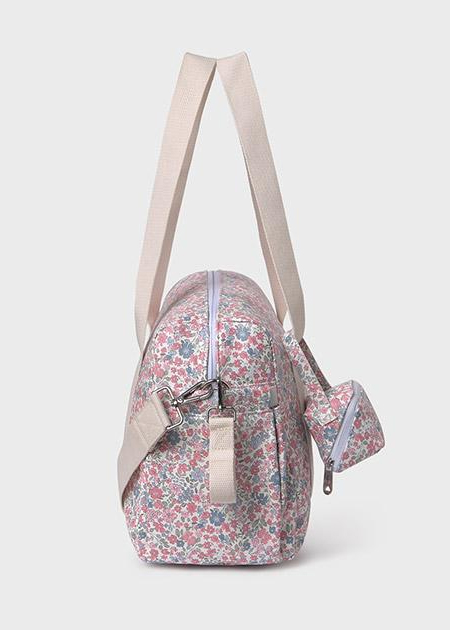 bolso estampado rosa baby