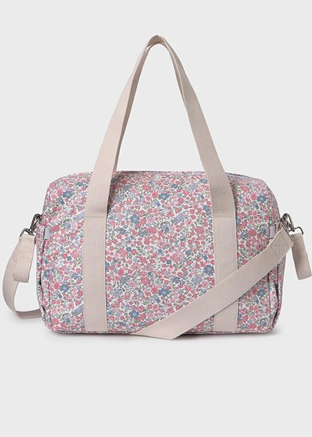 bolso estampado rosa baby